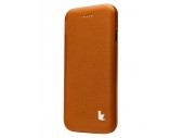 Чехол JisonCase Flip Case для iPhone 6S (Светло-коричневый) (Кожа)