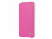 Чехол JisonCase Flip Case для iPhone 6S (Розовый) (Кожа)