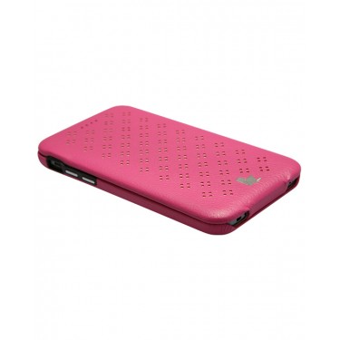 Чехол JisonCase Flip Case для iPhone 6S (Розовый) (Кожа)