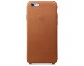 Кожаный чехол для iPhone 6S – Золотисто-коричневый