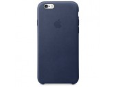 Кожаный чехол для iPhone 6S – Тёмно-синий
