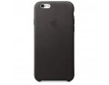 Кожаный чехол для iPhone 6S – Чёрный