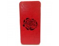 Чехол ультратонкий U-Link Роза для iPhone 5/5S (Красный)