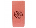 Чехол ультратонкий U-Link Роза для iPhone 5/5S (Кораловый)