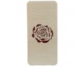Чехол ультратонкий U-Link Роза для iPhone 5/5S (Белый)