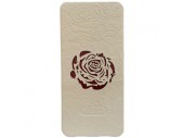 Чехол ультратонкий U-Link Роза для iPhone 5/5S (Белый)