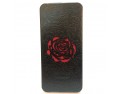 Чехол ультратонкий U-Link Роза для iPhone 5/5S (Черный)
