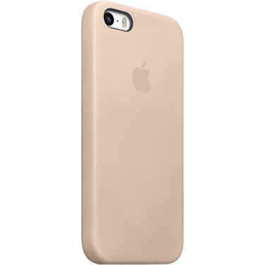 Накладка Apple iPhone 5S Leather Case для iPhone 5/5S (Бежевая) MF042