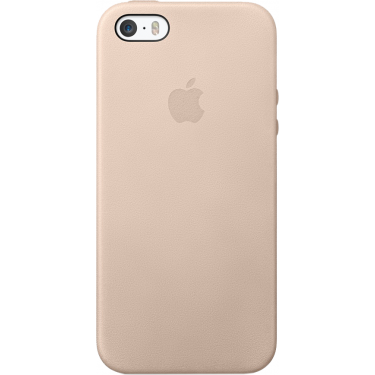 Накладка Apple iPhone 5S Leather Case для iPhone 5/5S (Бежевая) MF042