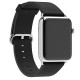 Часы Apple Watch 38 мм (Черный ремешок с классической пряжкой) (MJ312)