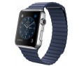 Часы Apple Watch 42 мм (Синий кожаный ремешок) (MJ452)