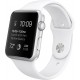 Часы Apple Watch Sport 42 мм (Белый спортивный ремешок) (MJ3N2)