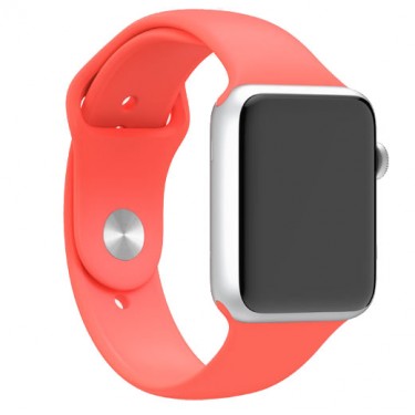 Часы Apple Watch Sport 38 мм (Коралловый спортивный ремешок) (MJ2W2)