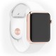Часы Apple Watch Edition 38 мм (18-к розовое золото, белый спортивный ремешок) (MJ4A2)