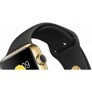 Часы Apple Watch Edition 38 мм (18-к розовое золото, черный спортивный ремешок) (MKL52)