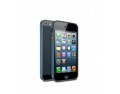 Бампер ультратонкий Deppa Slim Bumper для iPhone 5/5S (Черно-синий)