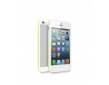 Бампер ультратонкий Deppa Slim Bumper для iPhone 5/5S (Бело-желтый)